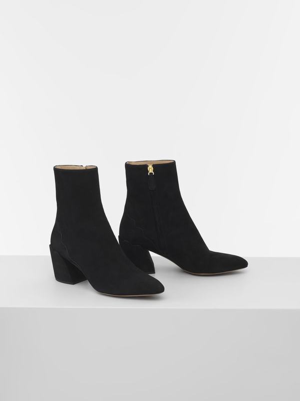 Chloé Botines Mujer Lauren Negras Goatskin UCET72954